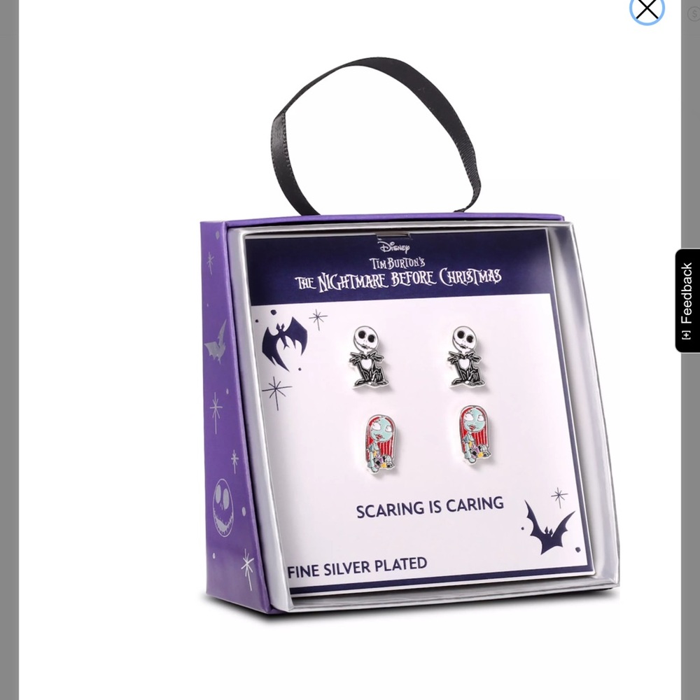 Disney Jewelry | The Nightmare Before Christmas Jack & Sally Earring Sets